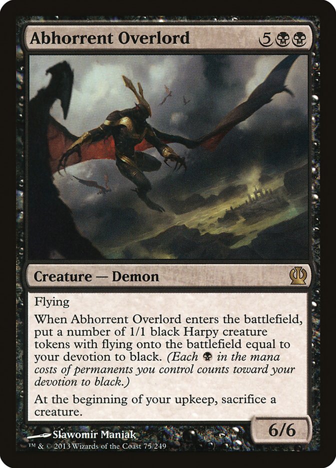 Abhorrent Overlord [Theros] Foil