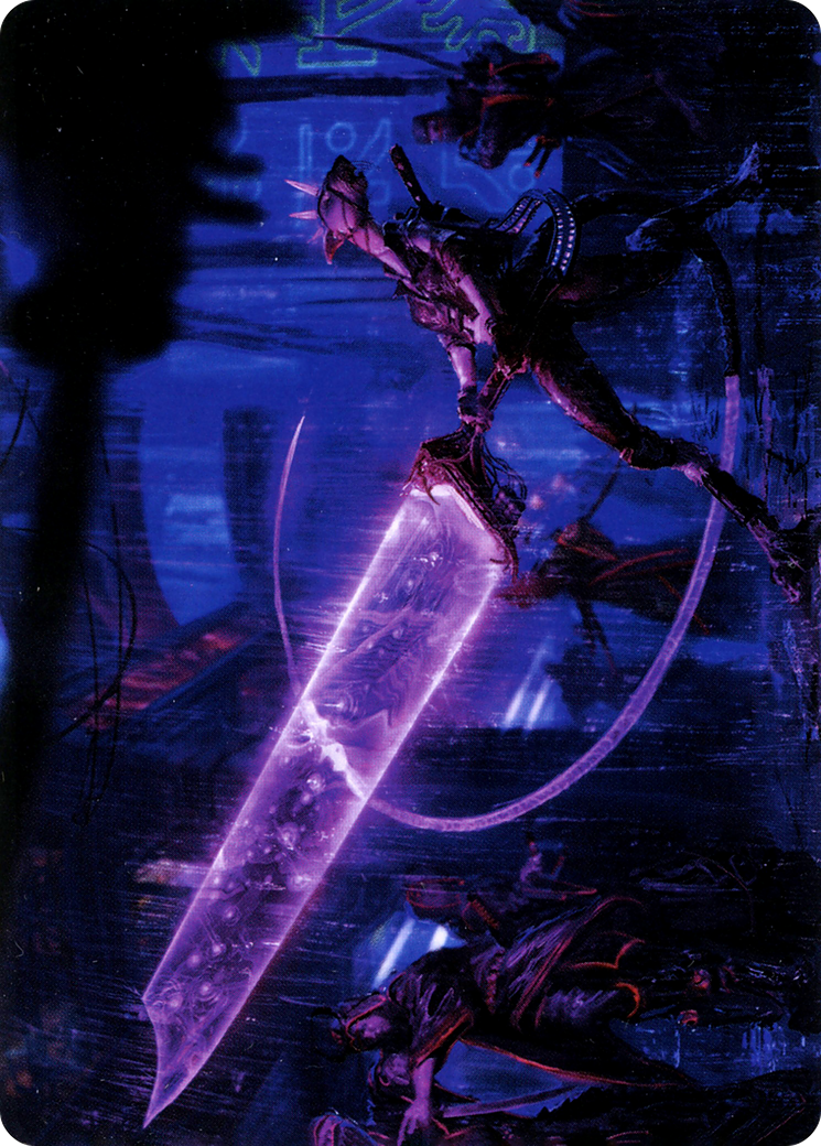 Enormous Energy Blade // Enormous Energy Blade  [Neon Dynasty Art Series] (Borderless)