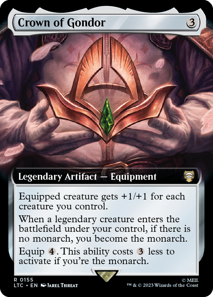 Crown of Gondor (Extended Art) [The Lord of the Rings: Tales of Middle-Earth Commander] Foil