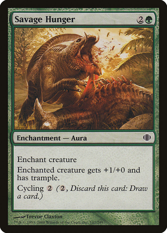 Savage Hunger [Shards of Alara] Foil