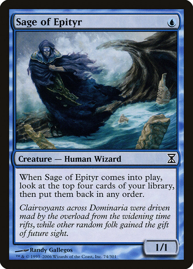 Sage of Epityr [Time Spiral] Foil