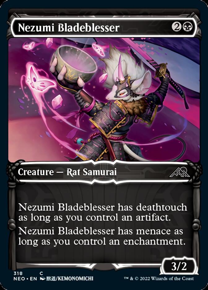 Nezumi Bladeblesser (Showcase Samurai) [Kamigawa: Neon Dynasty] Foil