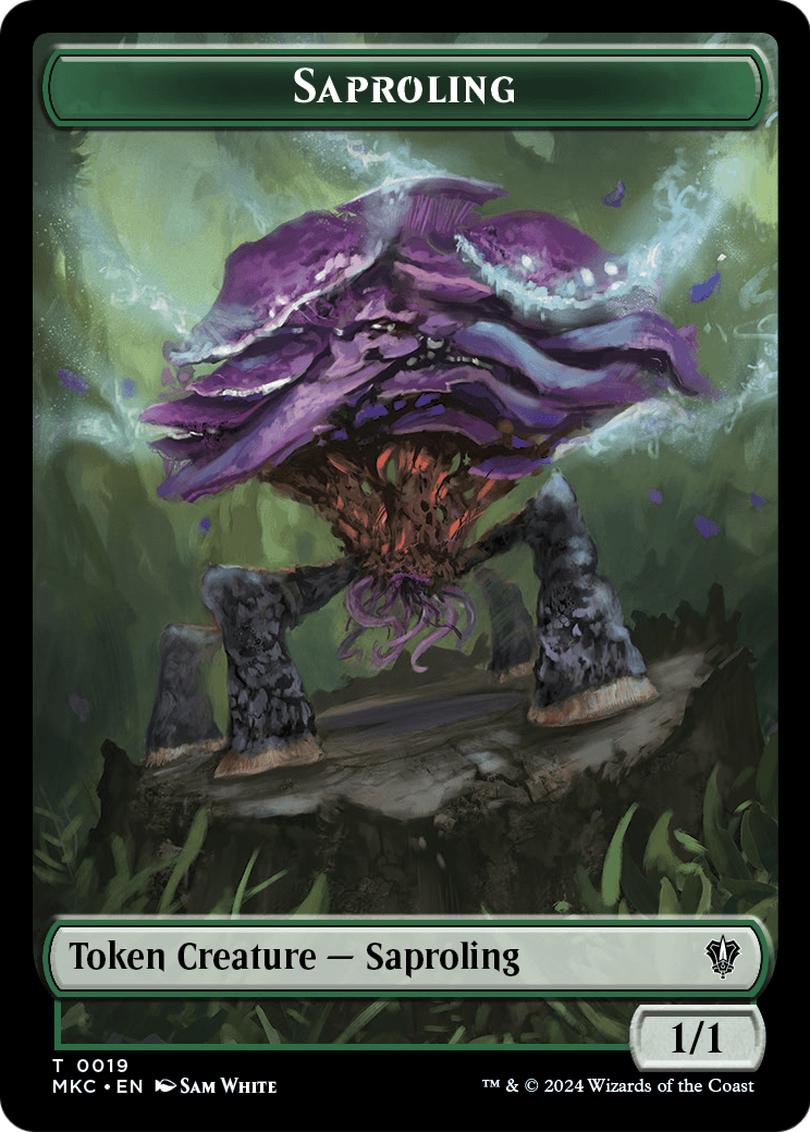 Saproling  [Murders at Karlov Manor Commander Tokens] Foil