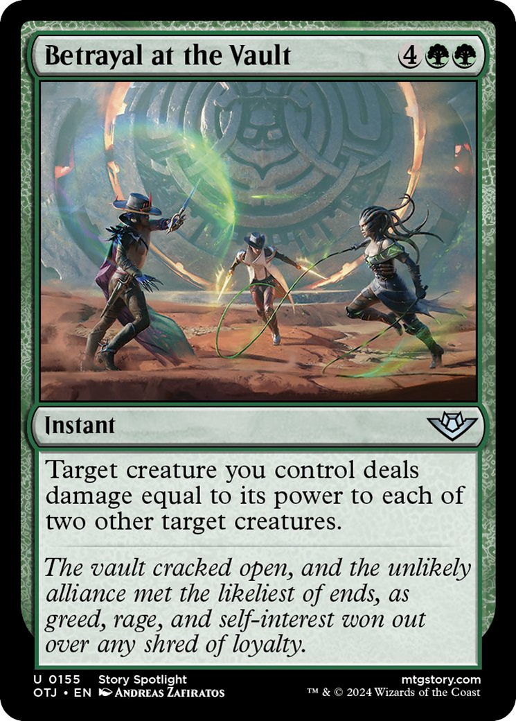 Betrayal at the Vault [Outlaws of Thunder Junction] Foil