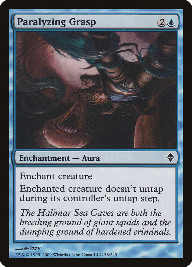 Paralyzing Grasp [Zendikar] Foil