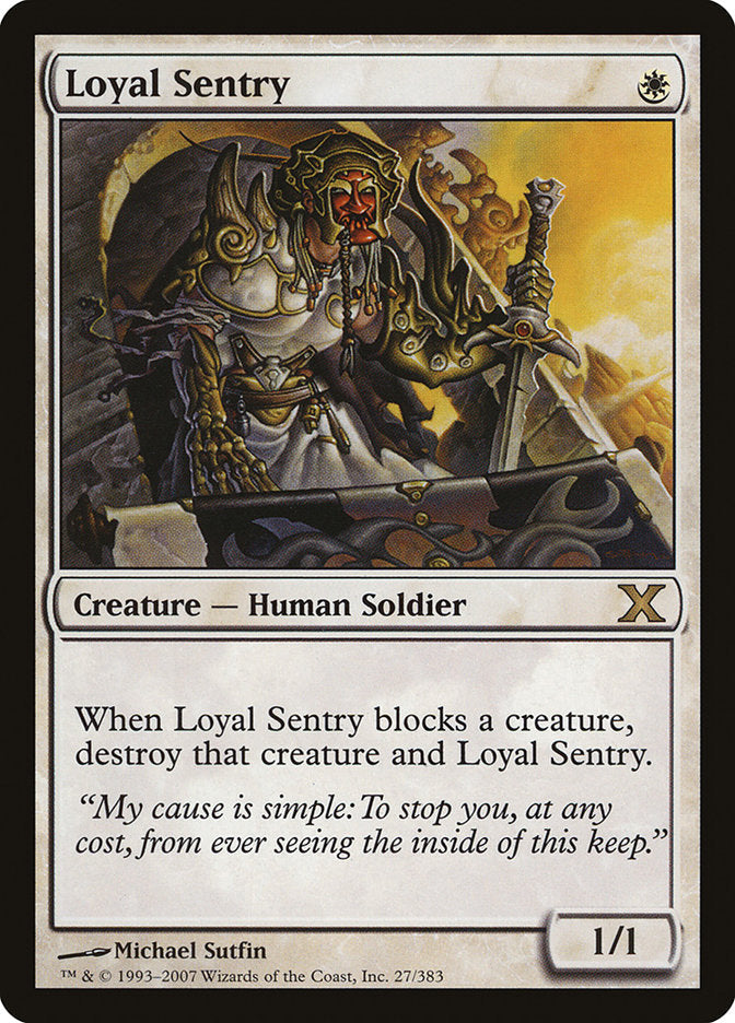 Loyal Sentry [Tenth Edition] Foil