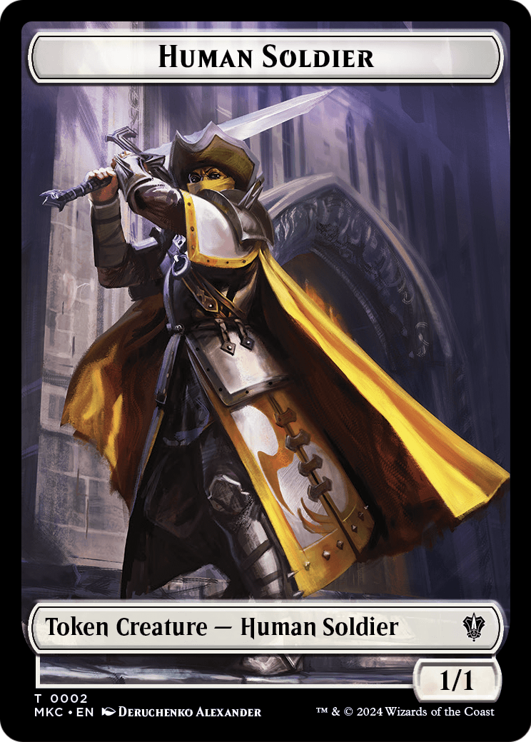 Human Soldier  [Murders at Karlov Manor Commander Tokens]