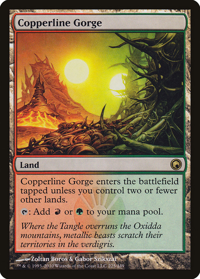Copperline Gorge [Scars of Mirrodin] Foil