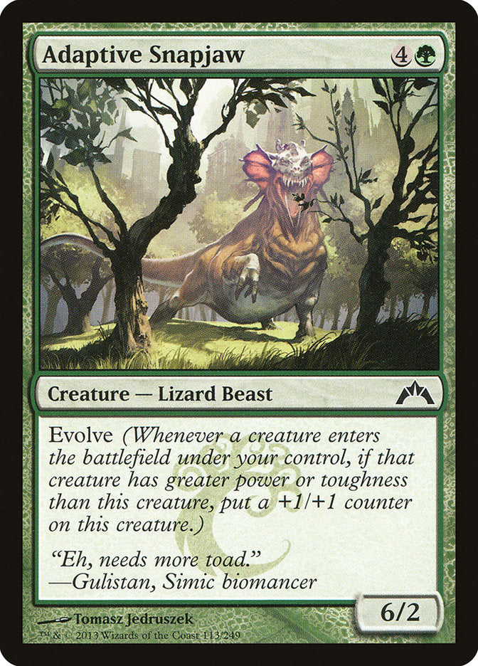 Adaptive Snapjaw [Gatecrash] Foil