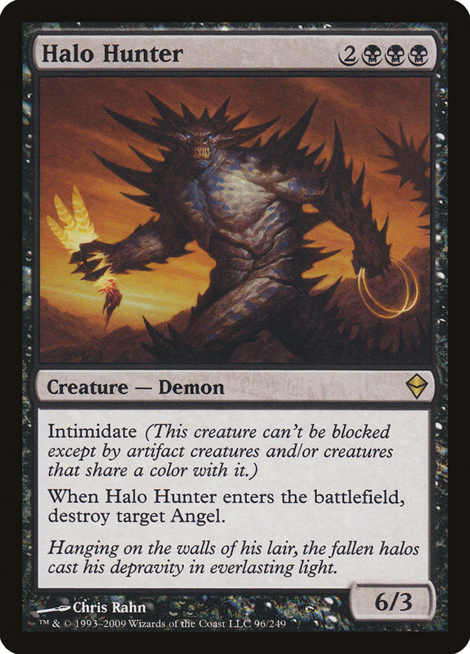 Halo Hunter [Zendikar] Foil
