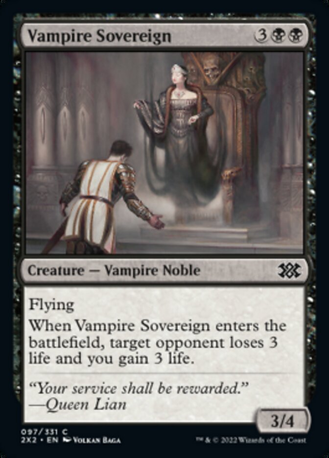 Vampire Sovereign [Double Masters 2022] Foil