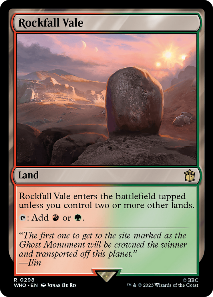 Rockfall Vale [Doctor Who] Foil