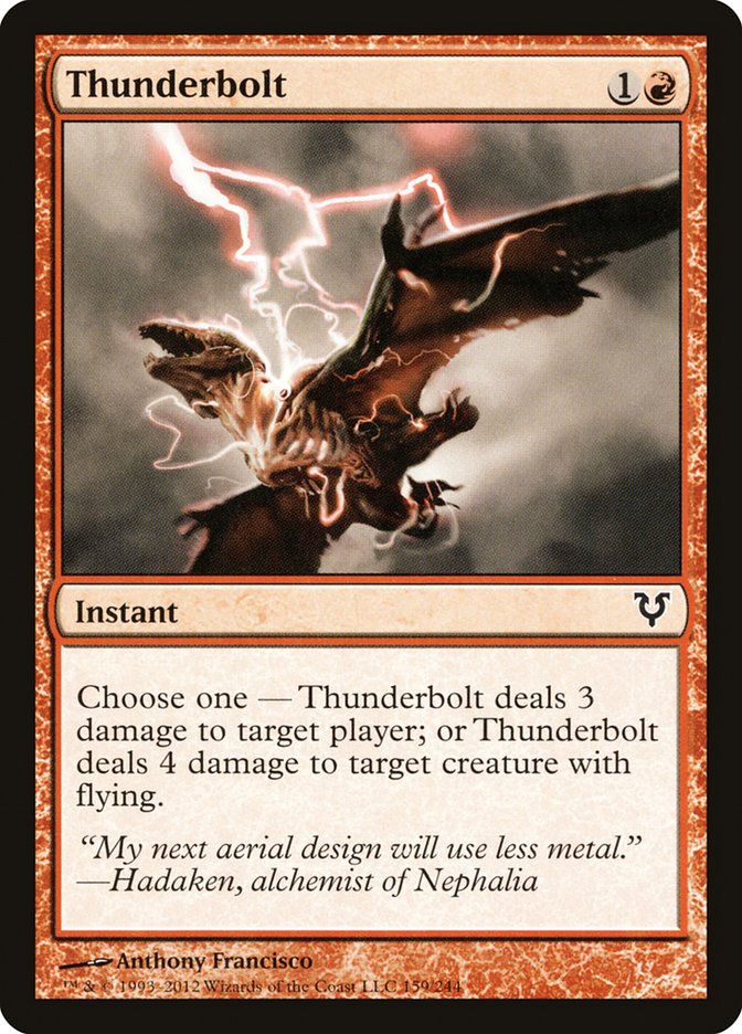 Thunderbolt [Avacyn Restored] Foil