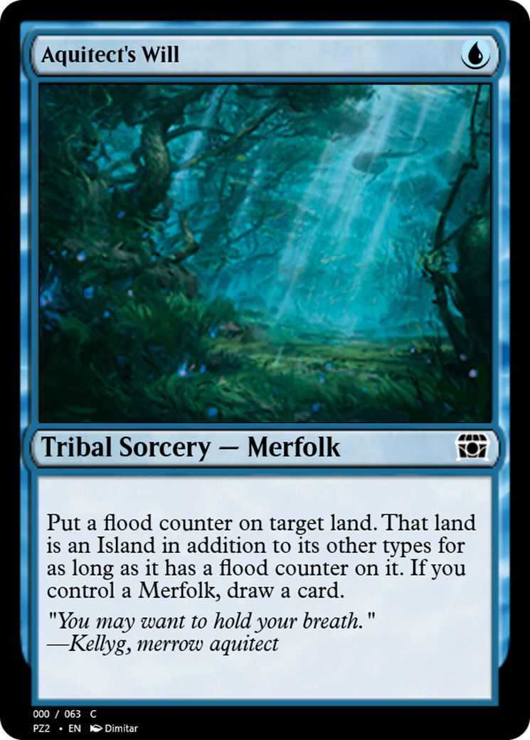 Aquitect's Will  [Treasure Chest] Foil