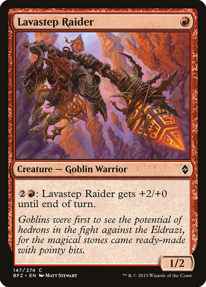 Lavastep Raider [Battle for Zendikar] Foil