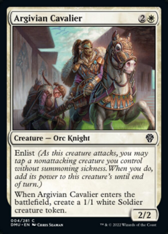 Argivian Cavalier [Dominaria United] Foil