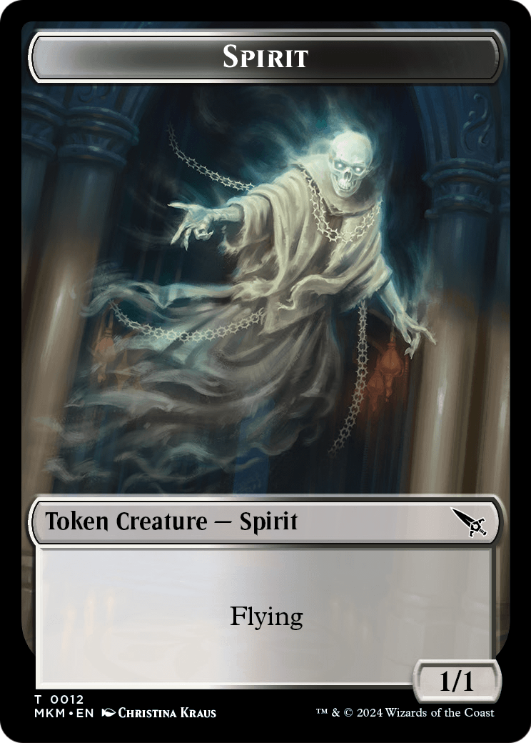 Spirit  [Murders at Karlov Manor Tokens]