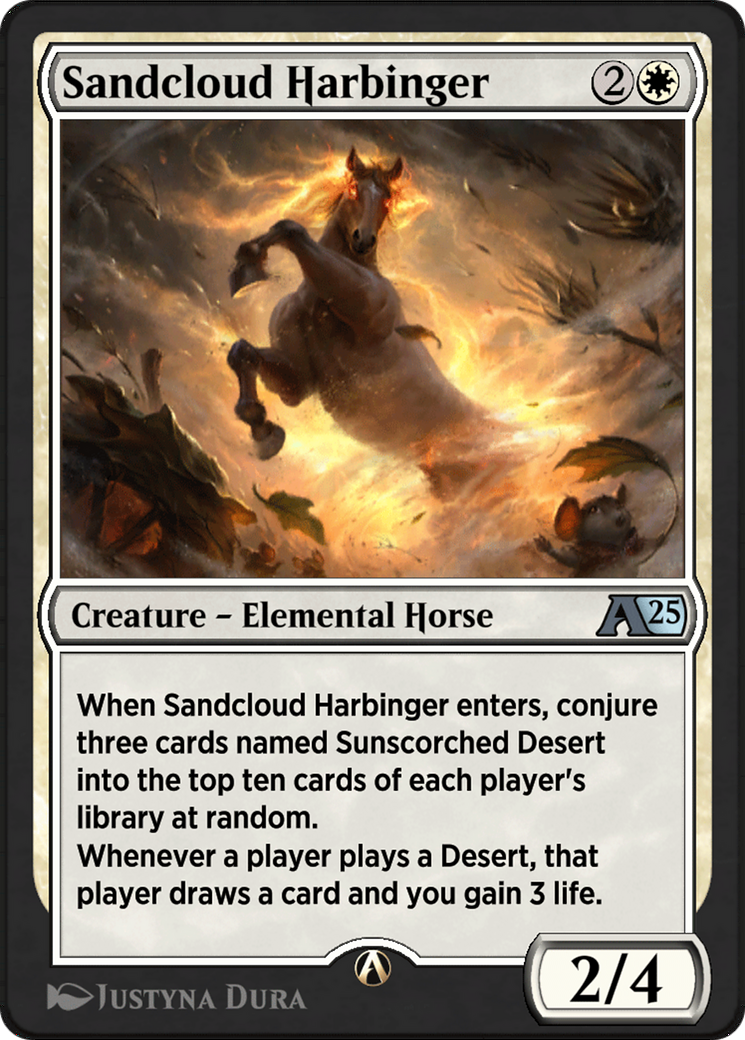 Sandcloud Harbinger  [Alchemy: Bloomburrow]
