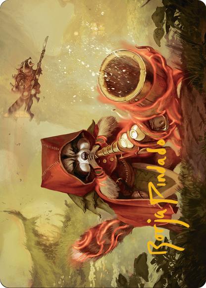 Raccoon Rallier // Raccoon Rallier  [Bloomburrow Art Series] (Borderless) Foil