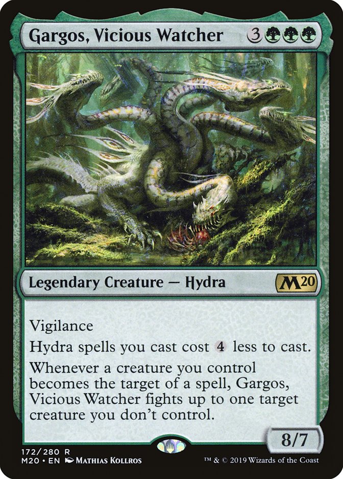 Gargos, Vicious Watcher [Core Set 2020] Foil