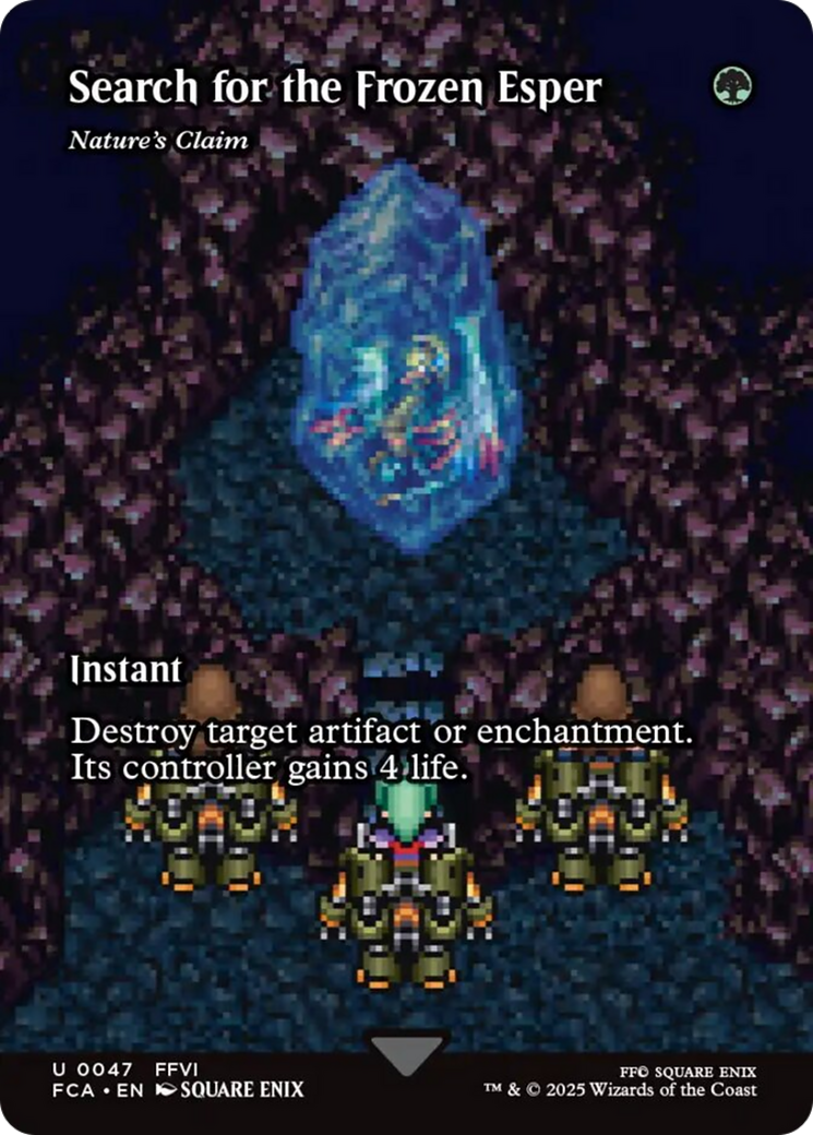 Search for the Frozen Esper - Nature's Claim (Showcase) [FINAL FANTASY : Through the Ages] Foil