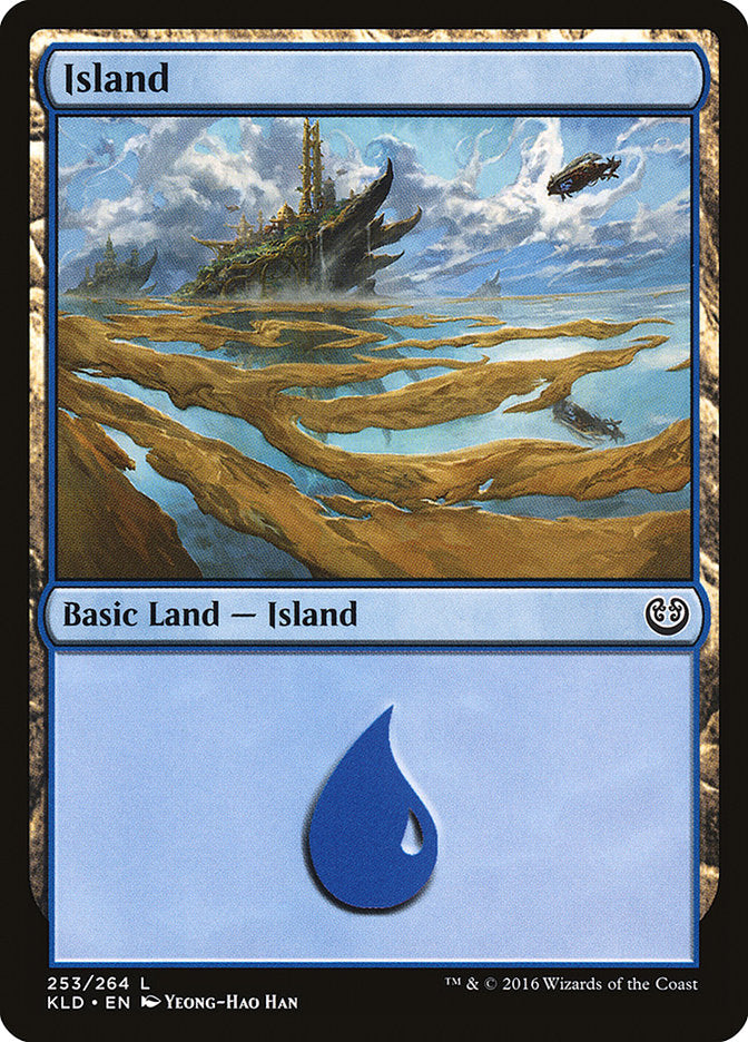 Island (253) [Kaladesh] Foil