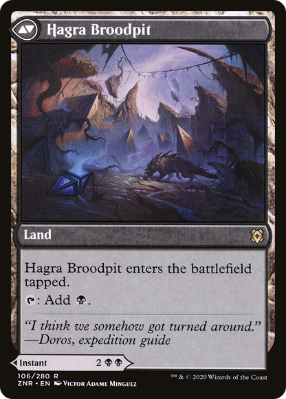 Hagra Mauling // Hagra Broodpit [Secret Lair: From Cute to Brute]