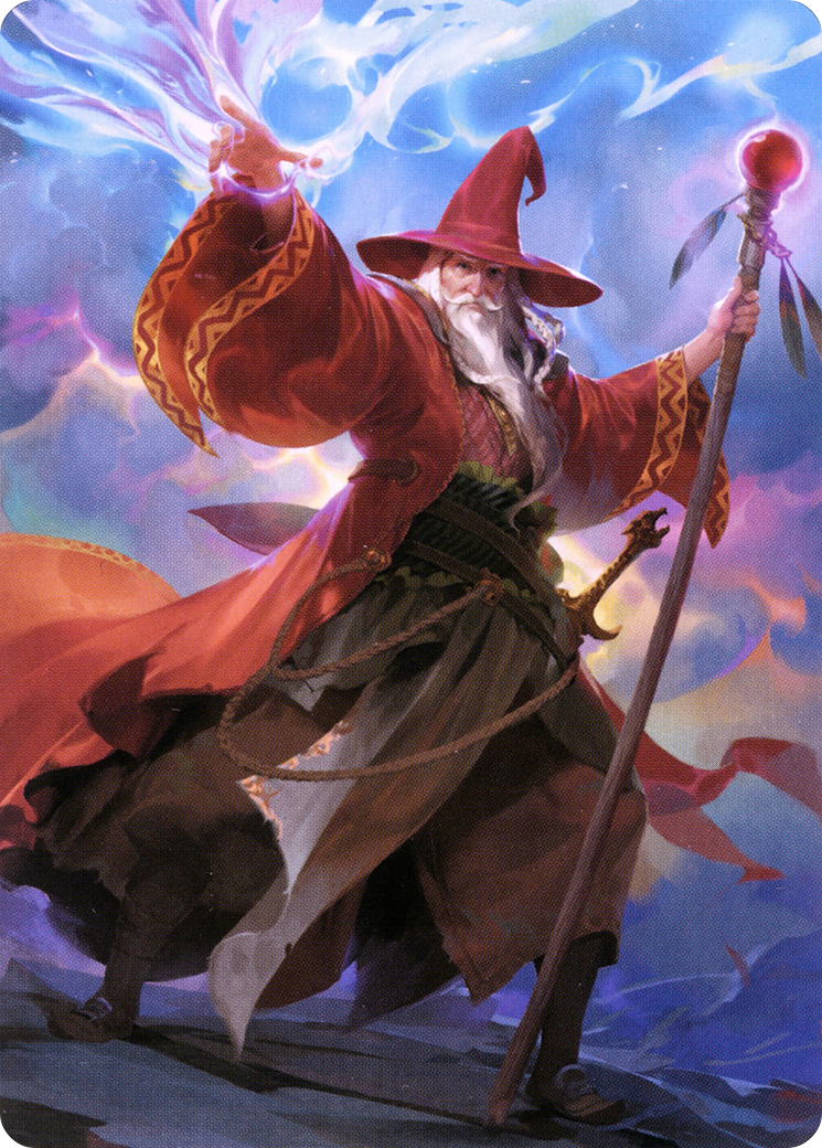 Elminster // Elminster  [Battle for Baldur's Gate Art Series] (Borderless)