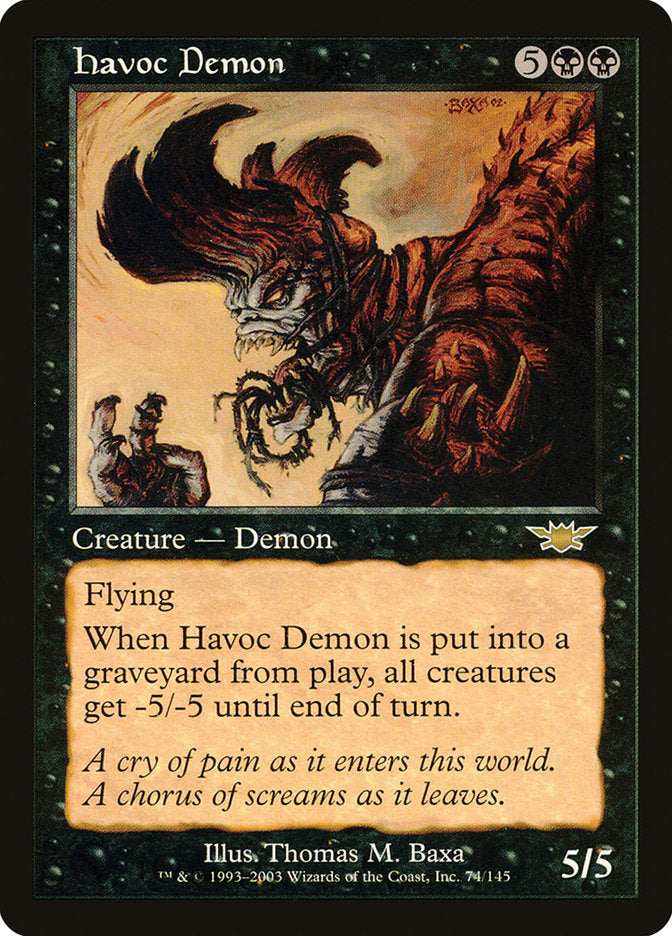 Havoc Demon [Legions] Foil