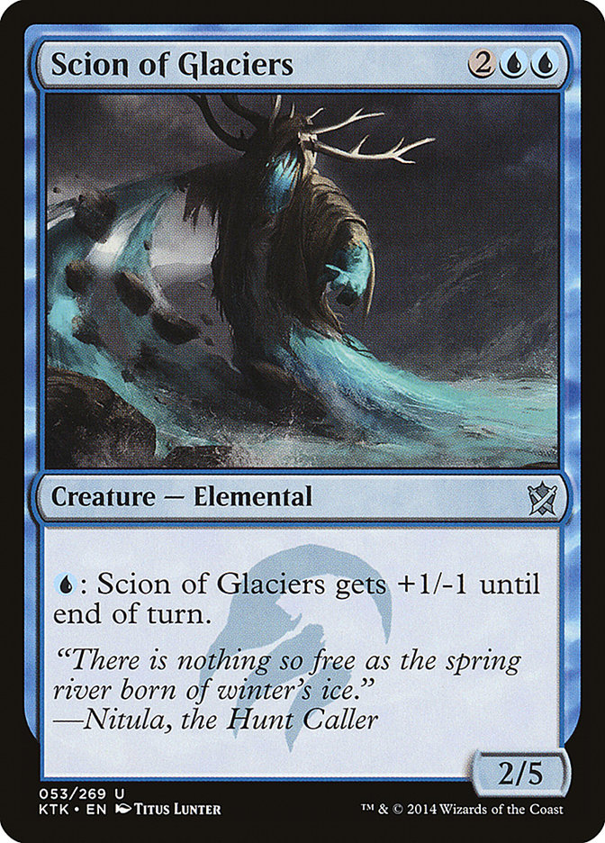 Scion of Glaciers [Khans of Tarkir] Foil