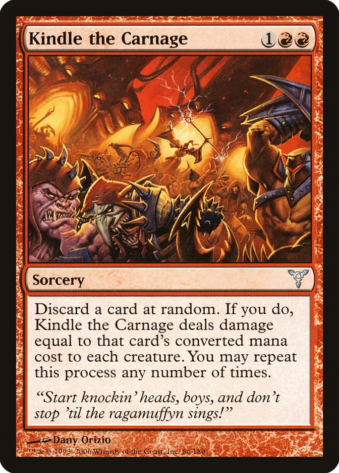 Kindle the Carnage [Dissension] Foil