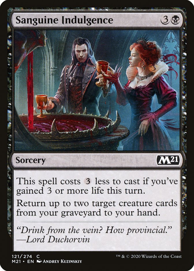 Sanguine Indulgence [Core Set 2021] Foil