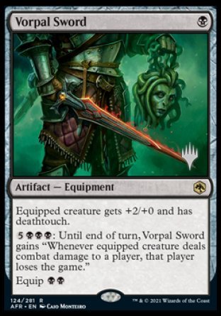 Vorpal Sword (Promo Pack) [Dungeons & Dragons: Adventures in the Forgotten Realms Promos] Foil