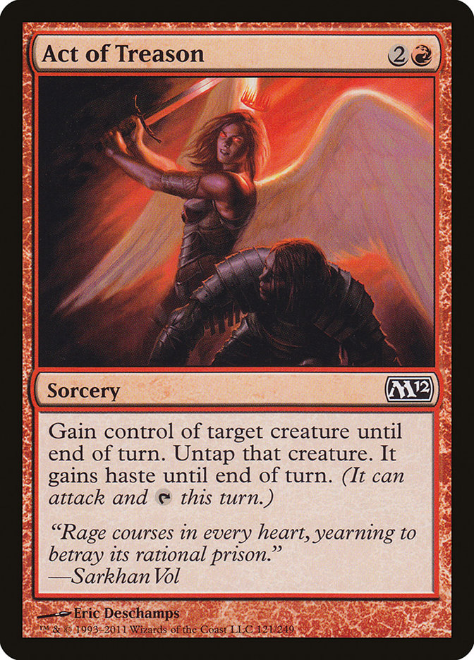 Act of Treason [Magic 2012] Foil