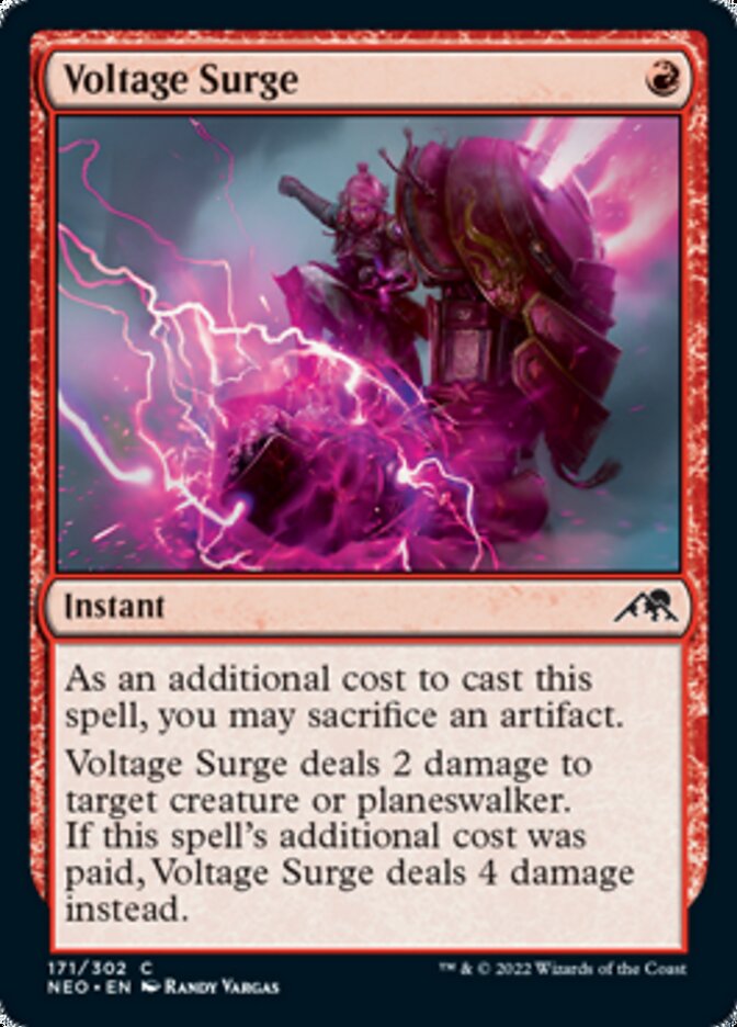 Voltage Surge [Kamigawa: Neon Dynasty] Foil