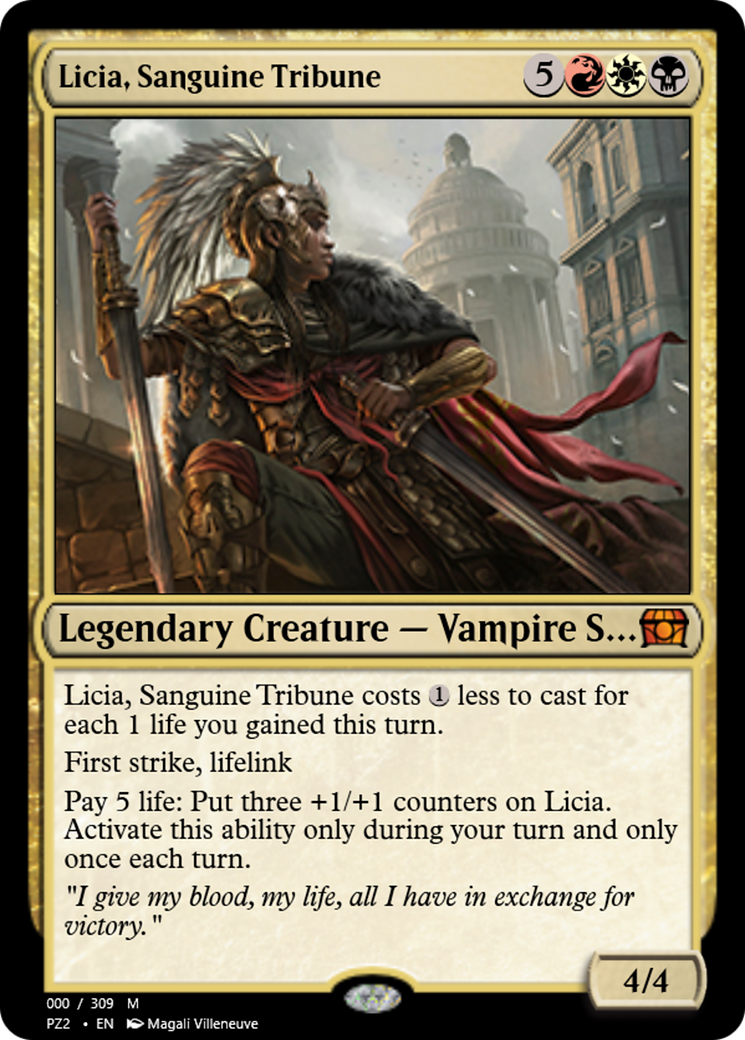 Licia, Sanguine Tribune  [Treasure Chest] Foil