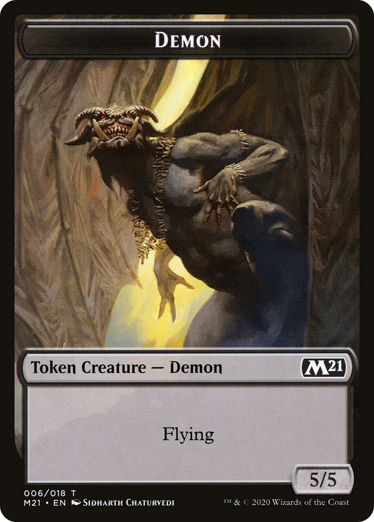 Demon  [Core Set 2021 Tokens] Foil