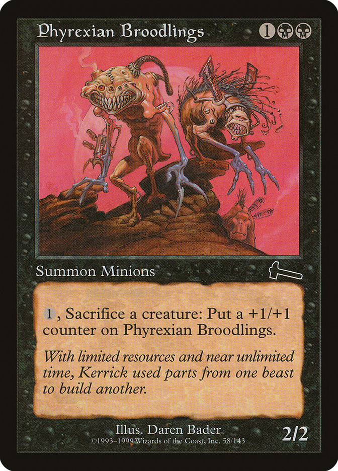 Phyrexian Broodlings [Urza's Legacy] Foil