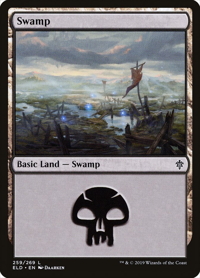 Swamp (259) [Throne of Eldraine] Foil