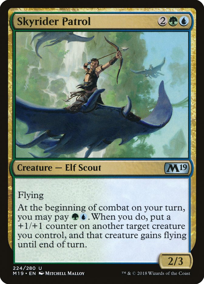 Skyrider Patrol [Core Set 2019] Foil