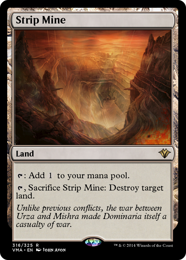 Strip Mine  [Vintage Masters] Foil
