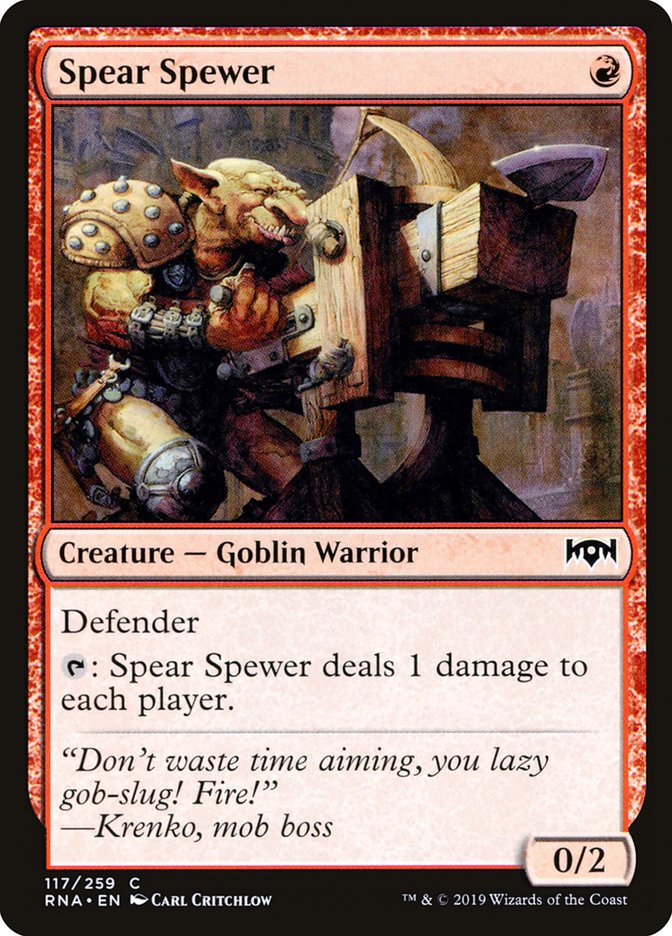Spear Spewer [Ravnica Allegiance] Foil