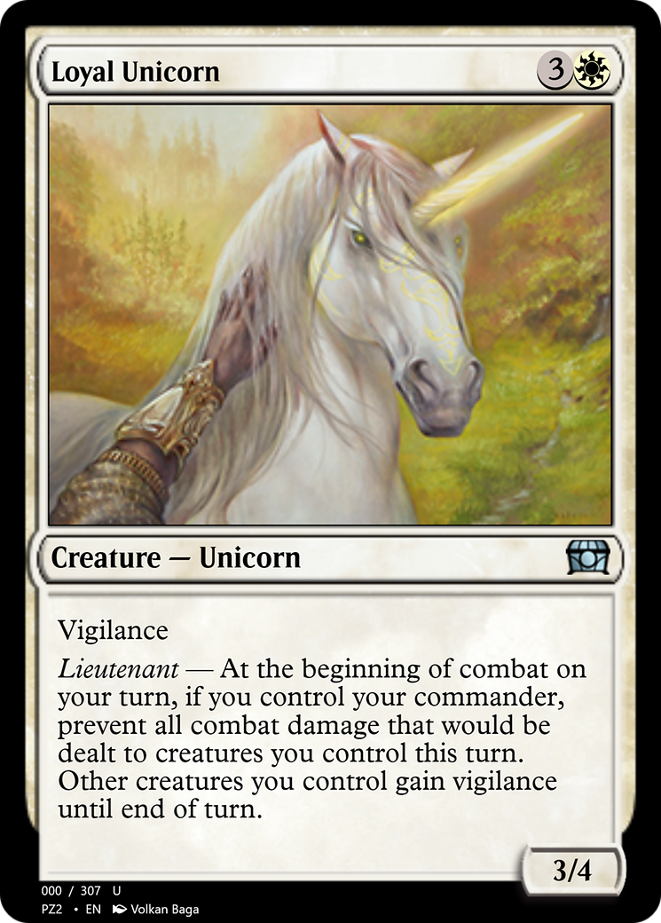Loyal Unicorn  [Treasure Chest] Foil