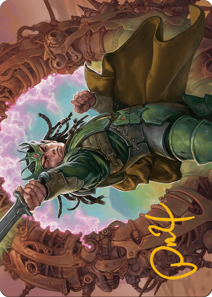 Eladamri, Korvecdal // Eladamri, Korvecdal  [Modern Horizons 3 Art Series] (Borderless) Foil