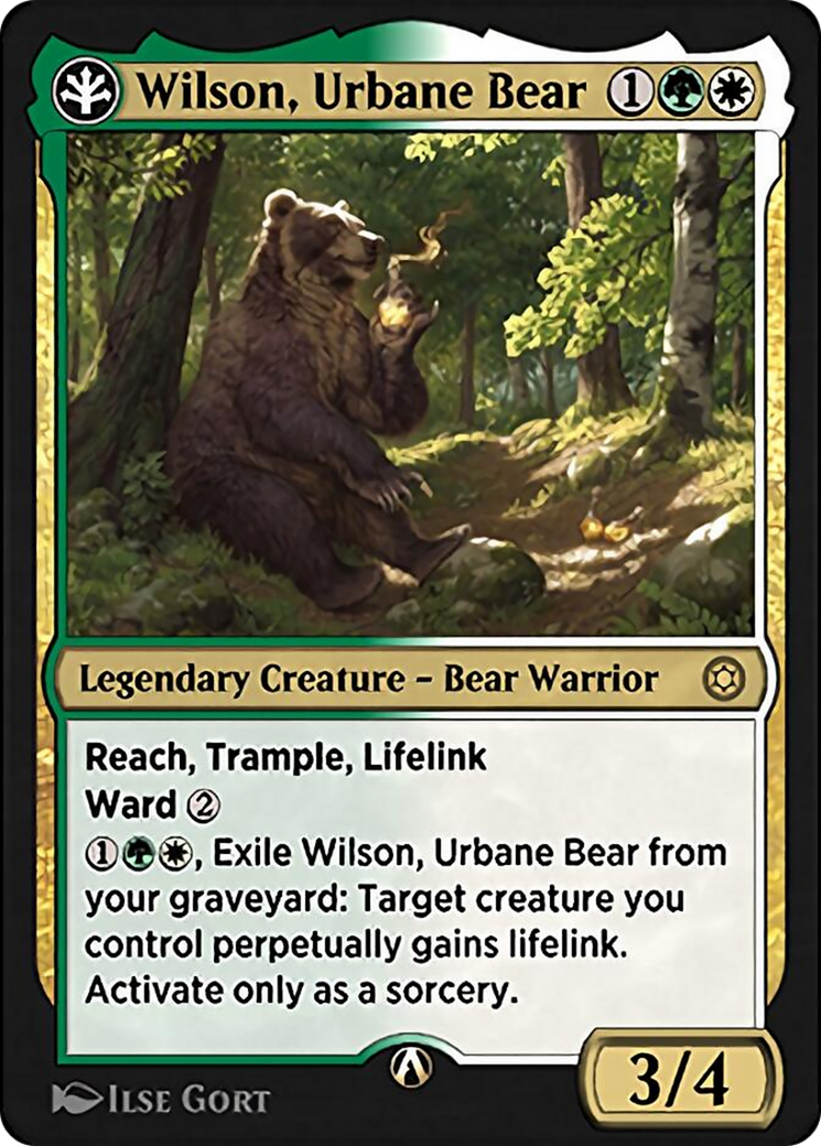 Wilson, Urbane Bear  [Alchemy Horizons: Baldur's Gate]