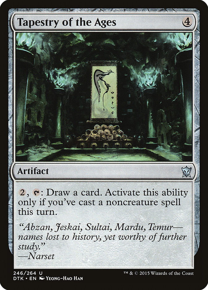 Tapestry of the Ages [Dragons of Tarkir] Foil