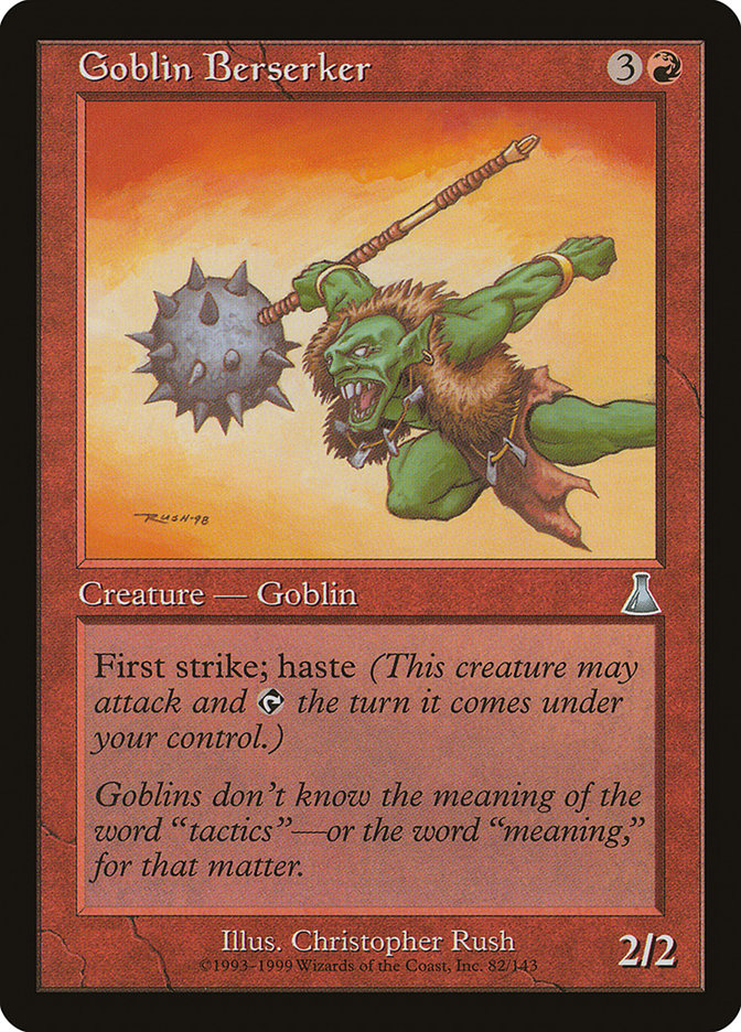 Goblin Berserker [Urza's Destiny] Foil