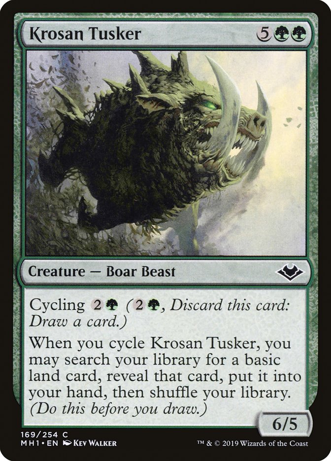 Krosan Tusker [Modern Horizons] Foil