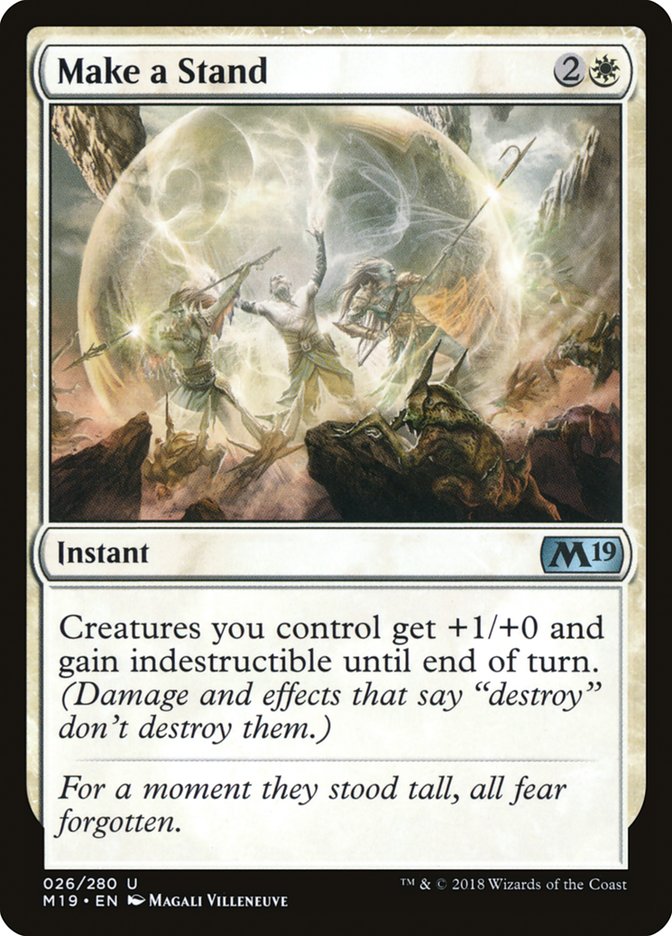Make a Stand [Core Set 2019] Foil