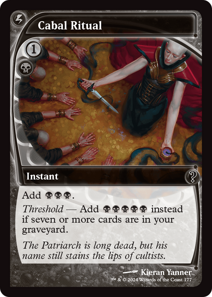 Cabal Ritual (Future Sight) [Mystery Booster 2] Foil